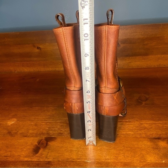 Michael Kors Collection Leather Cowboy Boots size 7.5 Made in Italy - Picture 11 of 17